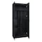 Manhattan Comfort Hopkins Storage Closet 2.0 in Black - Set of 2 2-2GLF-BK - alternate 7